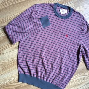 ORIGINAL PENGUIN Merino Wool Striped  sweater